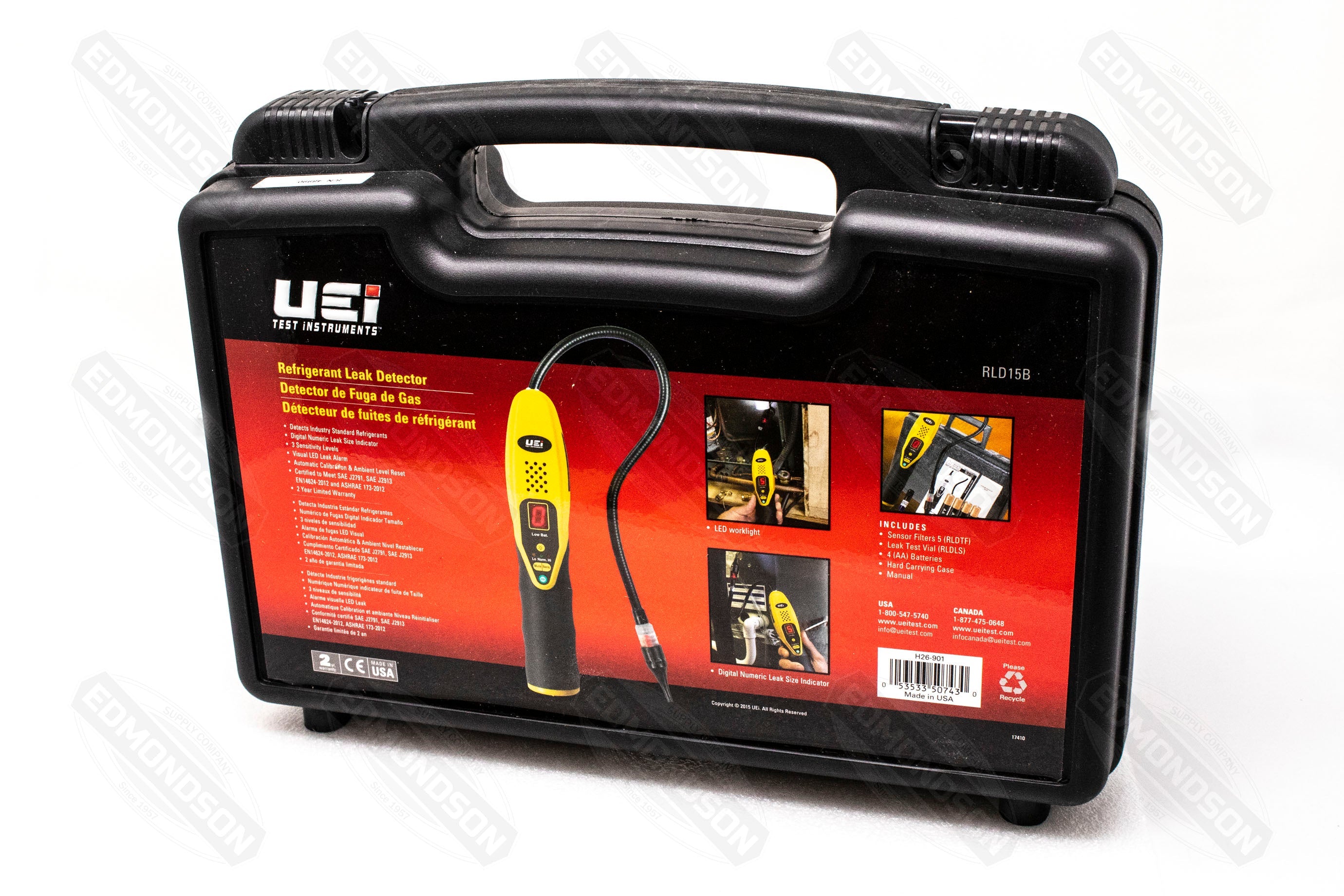 UEi RLD15B Refrigerant Leak Detector w/ Solid Electrolyte Sensor - Edmondson Supply