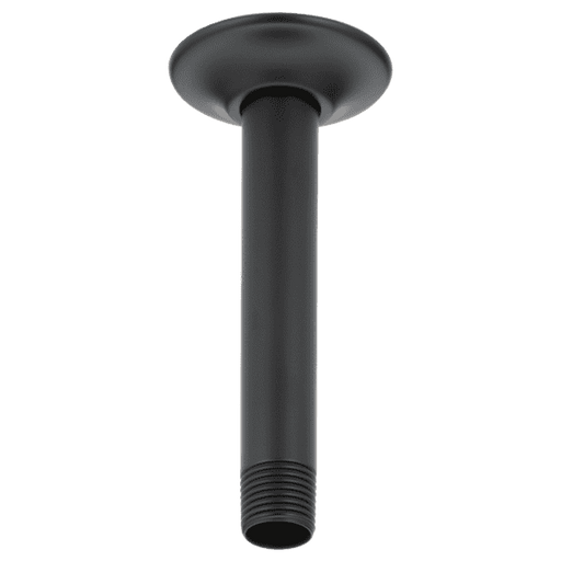 Delta Faucet RP61058BL 6" Ceiling Mount Shower Arm & Flange, Matte Black - Edmondson Supply