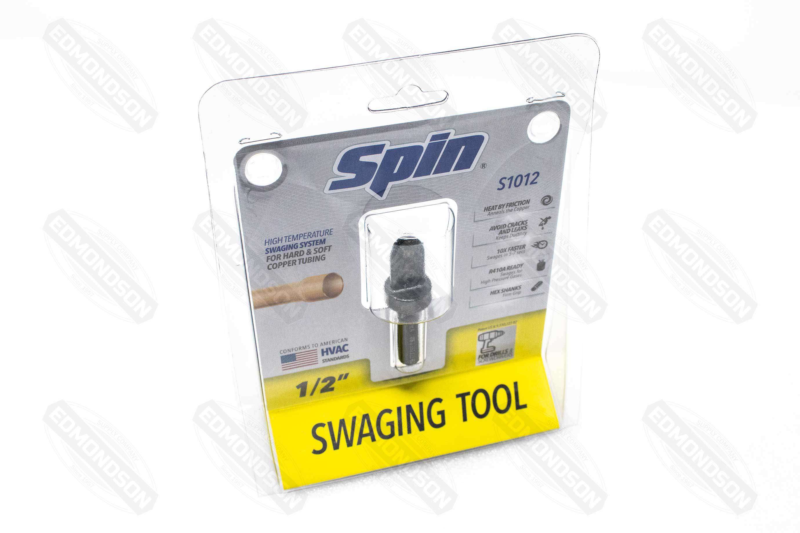 SPIN Tools S1012 Swaging Individual 1/2" Drill Bit - Edmondson Supply