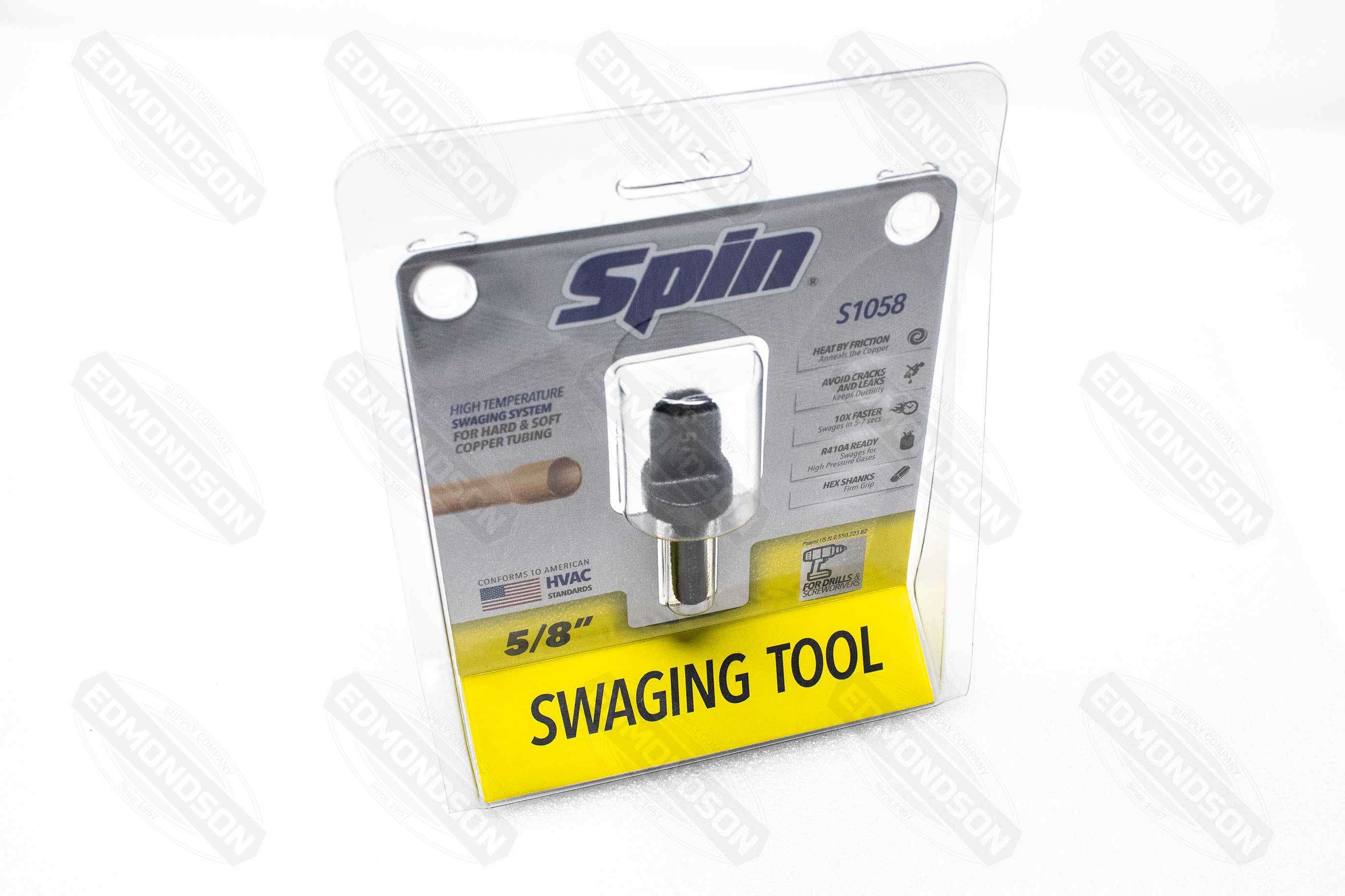 SPIN Tools S1058 Swaging Individual 5/8" Drill Bit - Edmondson Supply