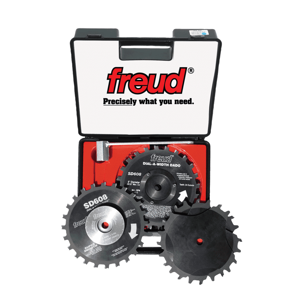 Freud SD608 8" Dial‑A‑Width Stacked Dado Sets - Edmondson Supply