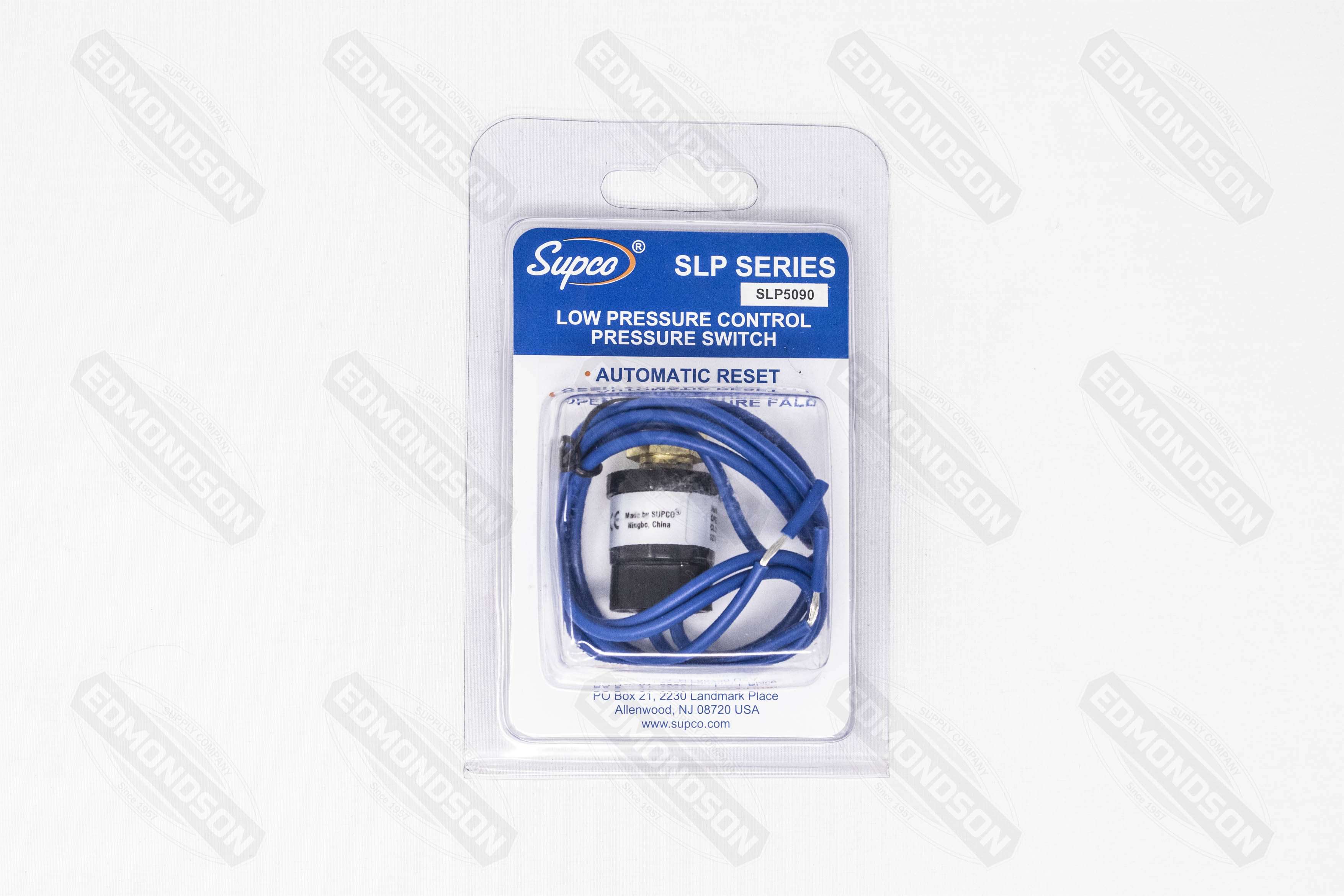 Supco SLP5090 Low Pressure Control Switch, 50-90 PSI - Edmondson Supply
