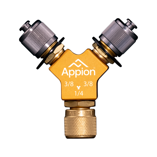 Appion SPDY14 MegaFlow Speed-Y - (2) 3/8in MFL to 1/4in FL - Edmondson Supply
