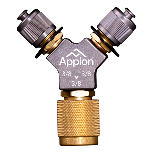 Appion SPDY38 MegaFlow Speed-Y - (2) 3/8in MFL to 3/8in FL - Edmondson Supply