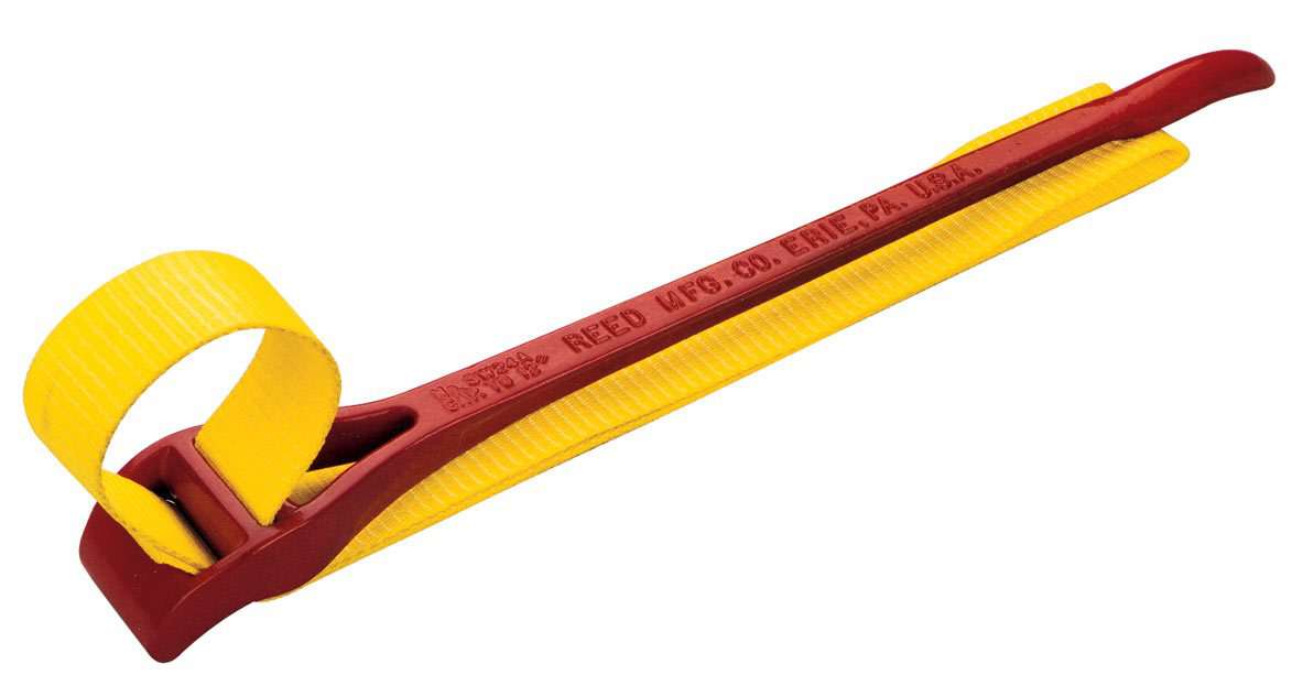 Reed 02255 - SW18A48 Strap Wrench with 18" Handle / 48" Strap - Edmondson Supply