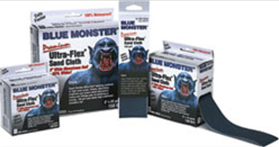 Blue Monster 70174 Ultra-Flex® Abrasive Cloth, 2" x 10 yard roll - Edmondson Supply