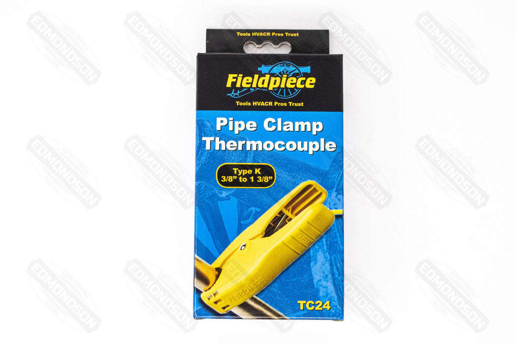 Fieldpiece TC24 Pipe-Clamp Thermocouple 3/8” to 1 3/8” for Air Conditioning - Edmondson Supply