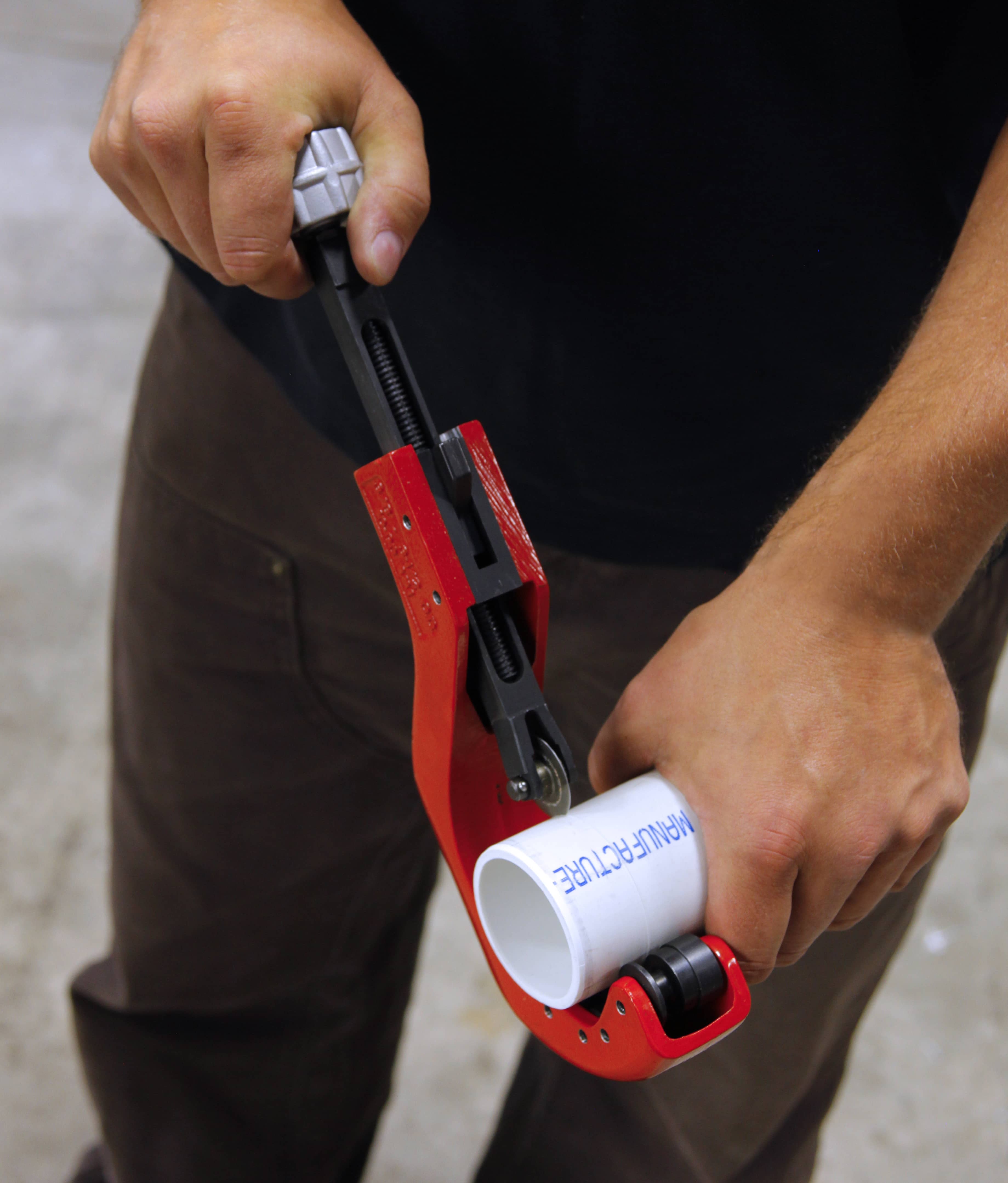 Reed Mfg TC3QPVC Quick Release™ Tubing Cutter for Plastic; 3/8" - 3-1/2" ABS, CPVC, PVC Sch. 40 - Edmondson Supply