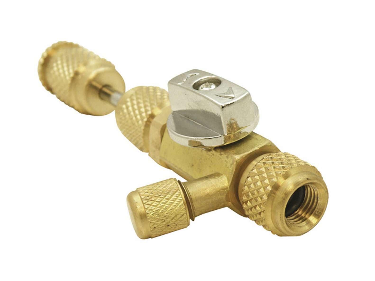 CPS Pro-Set® TLVCS 1/4" SAE Valve Core Remover / Installer Tool w/ Side Port - Edmondson Supply