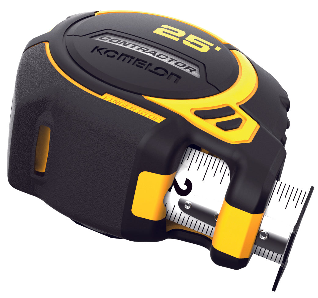 Komelon 93425 25' X 1.25" Contractor TS, 12ft True Standout Tape Measure - Edmondson Supply