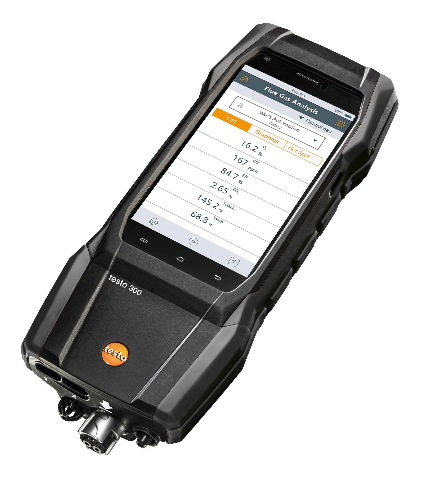 Testo 0564 3002 82 - 300 Smoke Edition Combustion Analyzer Kit (w/ O2 and CO 0-4,000) - Edmondson Supply