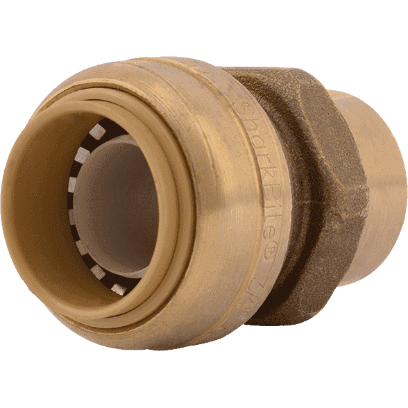 Sharkbite U092LF 3/4" x 1/2" FNPT Bullnose Brass Push Female Adapter - Edmondson Supply