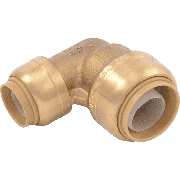 SharkBite U274LF 3/4" x 1/2" Brass Push Reducing Elbow - Edmondson Supply