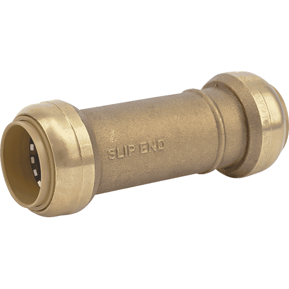 Sharkbite U3020LF 1" X 1" Brass Push Slip Coupling - Edmondson Supply
