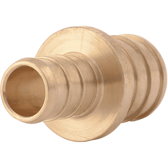 SharkBite UC058LF 1/2" x 3/4" Brass PEX Crimp Reducing Coupling - Edmondson Supply