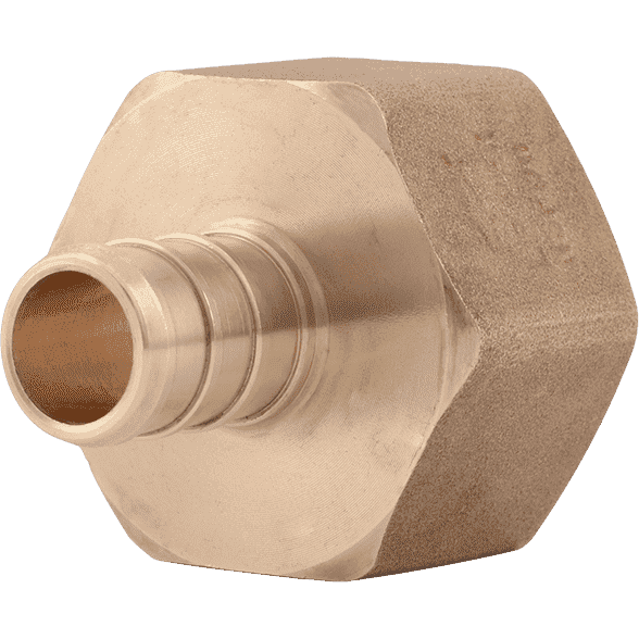 SharkBite UC068LF 1/2" x 3/4" FNPT Brass PEX Crimp Female Connector - Edmondson Supply