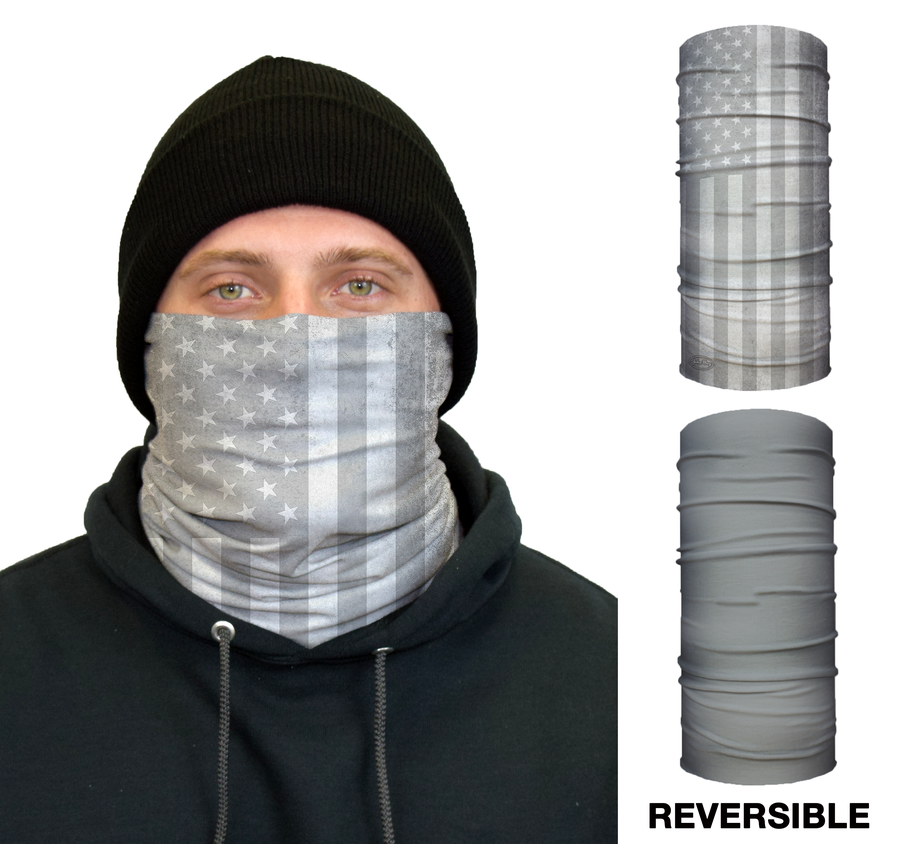 John Boy USA WHITE Thermal Face Guard, Reversible - Edmondson Supply