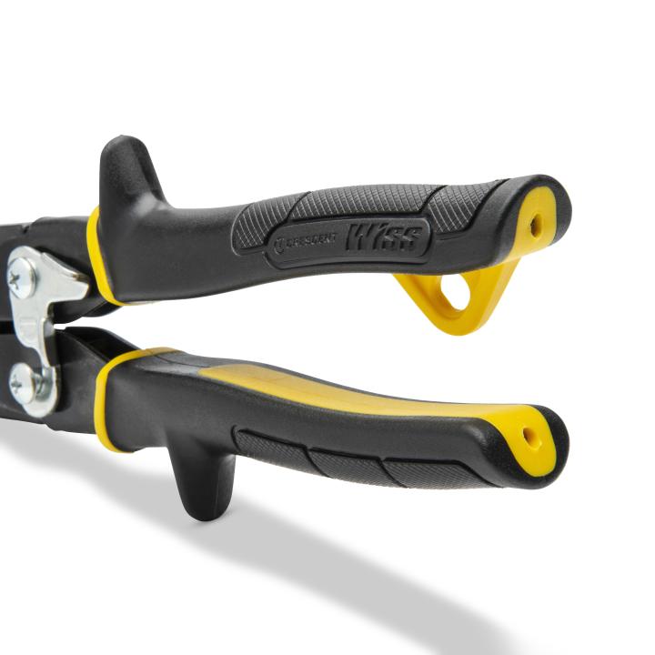 Crescent Wiss M8P 9-4/5" Offset Straight, Left and Right Cut Aviation Snips - Edmondson Supply