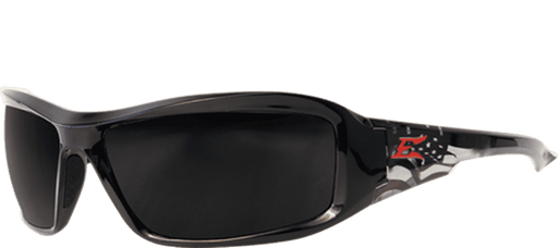 Edge Eyewear XB116-P1 Brazeau Patriot 1 - Black & American Flag/Smoke - Edmondson Supply