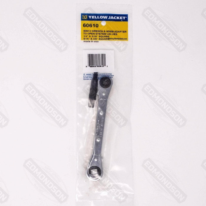 Yellow Jacket 60610 Service Wrench with Hex Key Adapter (60613 & 60609) - Edmondson Supply