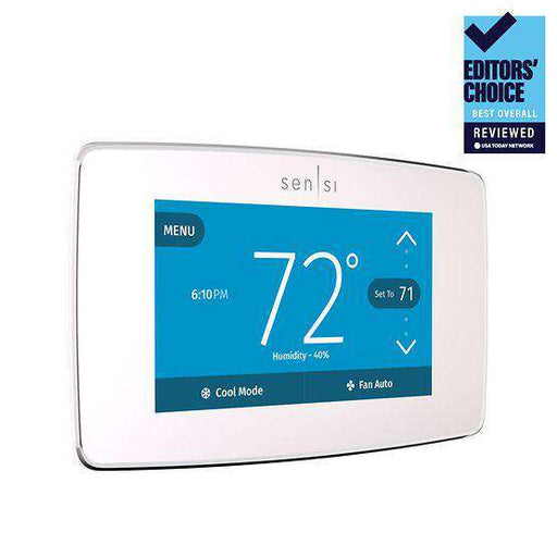 Emerson White-Rodgers 1F95U-42WF Sensi™ Touch Wi-Fi Smart Thermostat, Programmable,  4 Heat - 2 Cool - Edmondson Supply