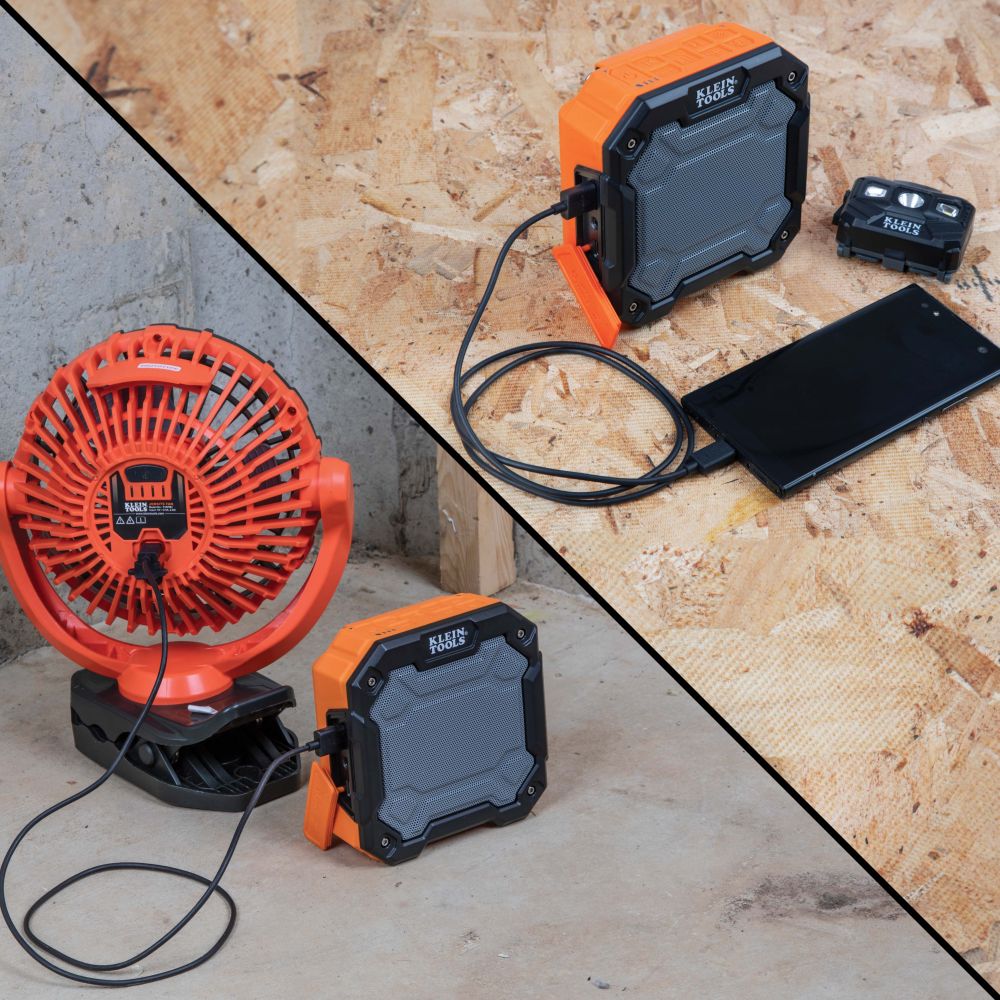 Klein Tools AEPJS3 Bluetooth® Jobsite Speaker with Magnet and Hook - Edmondson Supply