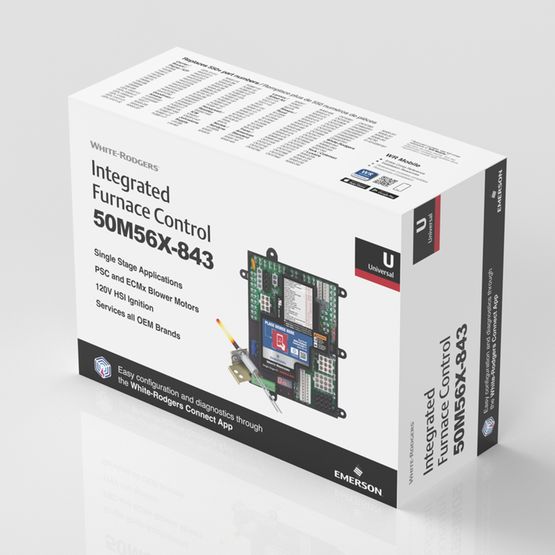 White-Rodgers 50M56X-843 Integrated Furnace Control Board, Universal Replacement - Edmondson Supply