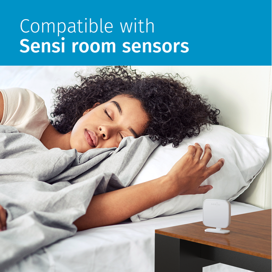 Emerson 1F96U-42WFB Sensi™ Touch 2 Wi-Fi Smart Thermostat, Programmable, 4 Heat - 2 Cool, Black - Edmondson Supply