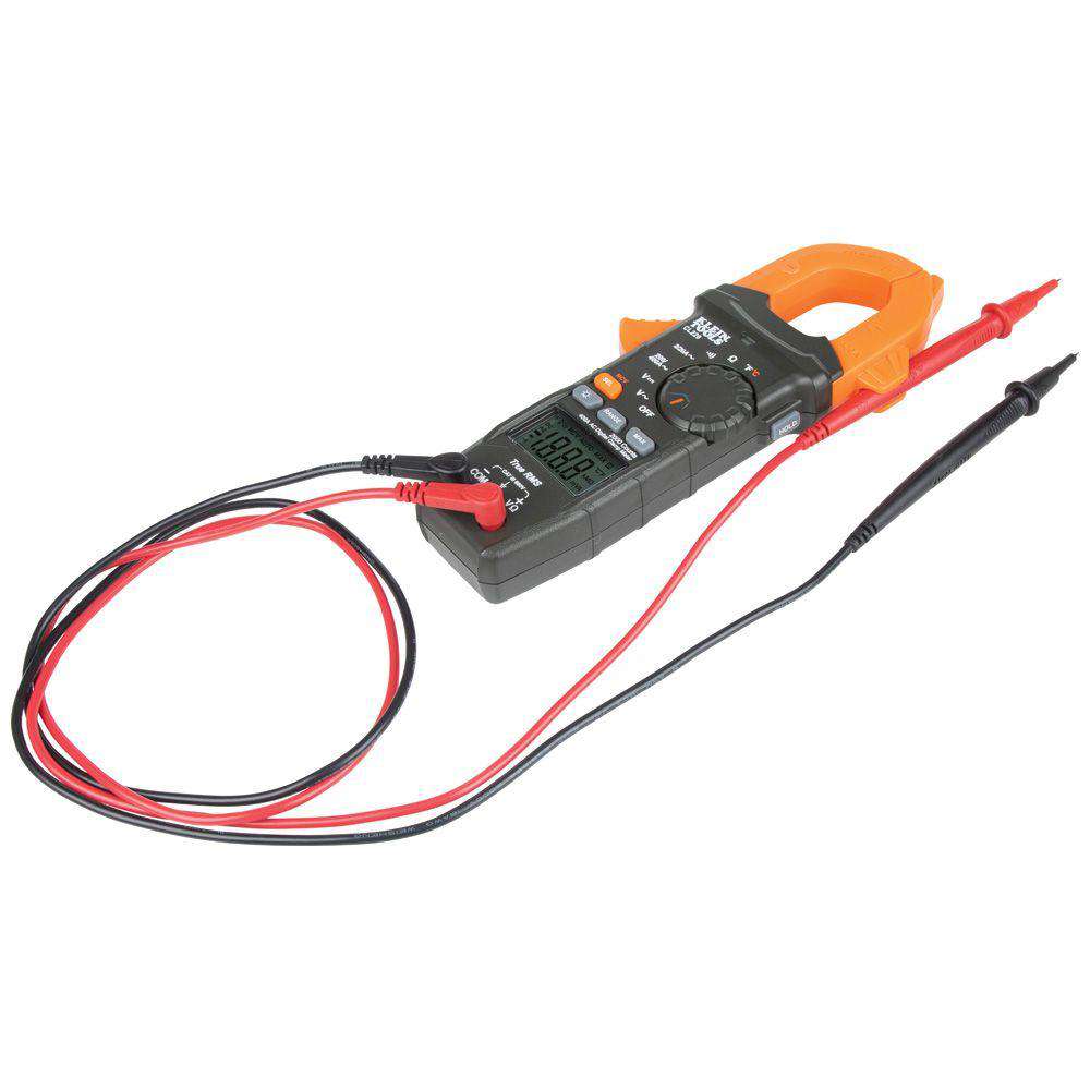 Klein Tools CL220 Digital Clamp Meter, AC Auto-Ranging 400 Amp with Temp - Edmondson Supply
