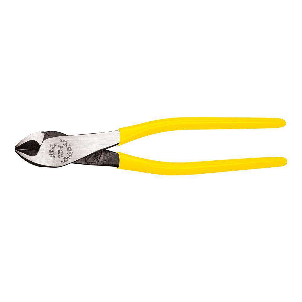 Klein Tools D2000-49 Diagonal Cutting Pliers, Angled Head, 9-Inch - Edmondson Supply