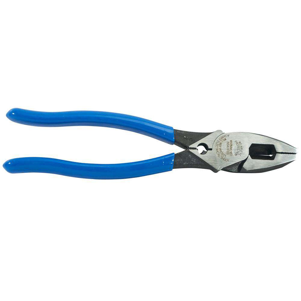 Klein Tools D2000-9NECR Lineman's Pliers with Crimping, 9-Inch - Edmondson Supply