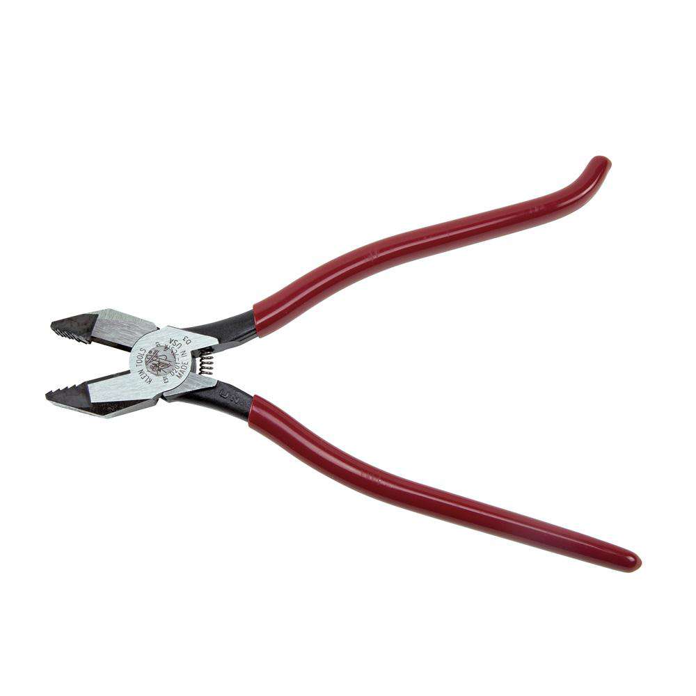 Klein Tools D201-7CSTA Ironworker's Pliers, Aggressive Knurl, 9-Inch - Edmondson Supply