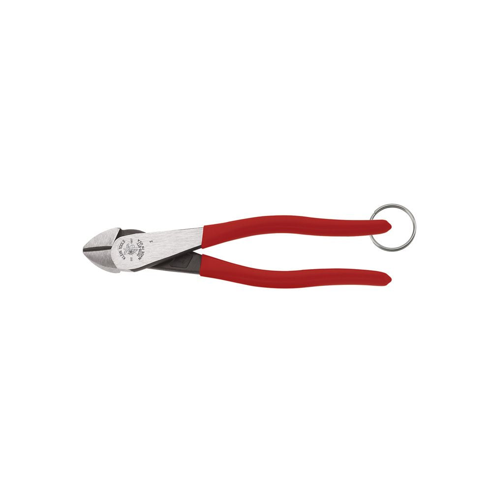 Klein Tools D228-8TT Diagonal Cutting Pliers, High-Leverage, Tie Ring, 8-Inch - Edmondson Supply