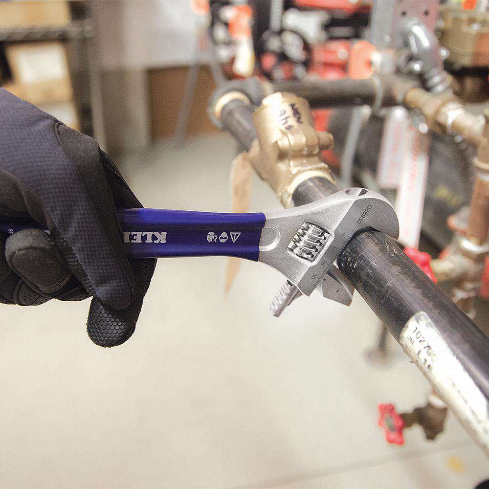 Klein Tools D86930 Reversible Jaw/Adjustable Pipe Wrench, 10-Inch - Edmondson Supply