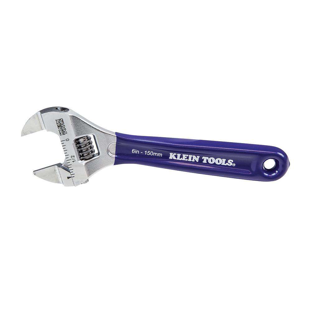 Klein Tools D86934 Slim-Jaw Adjustable Wrench, 6-Inch - Edmondson Supply