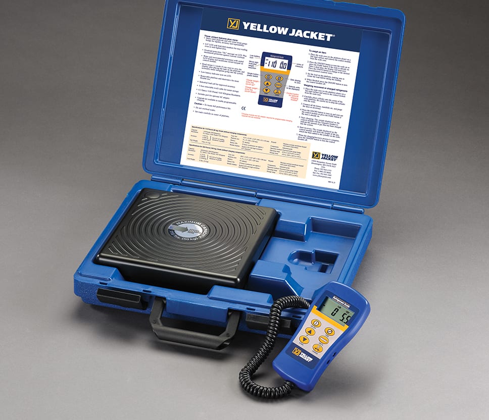 Yellow Jacket 68802 Digital Electronic Charging Scales, 110 lb - Edmondson Supply