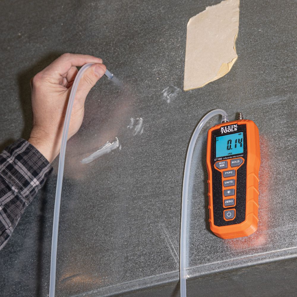 Klein Tools ET180 Digital Differential Manometer - Edmondson Supply