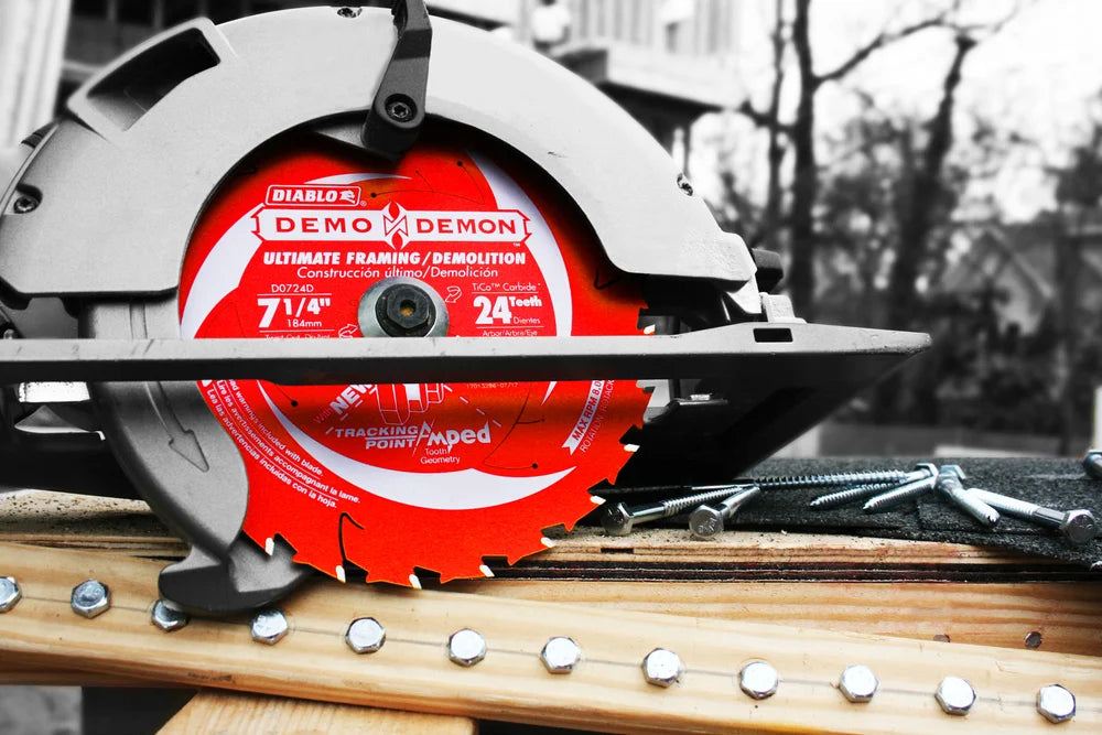 Diablo Tools D0724DA 7-1/4 in. 24-Tooth ™ Framing/Demolition Saw Blade - Edmondson Supply