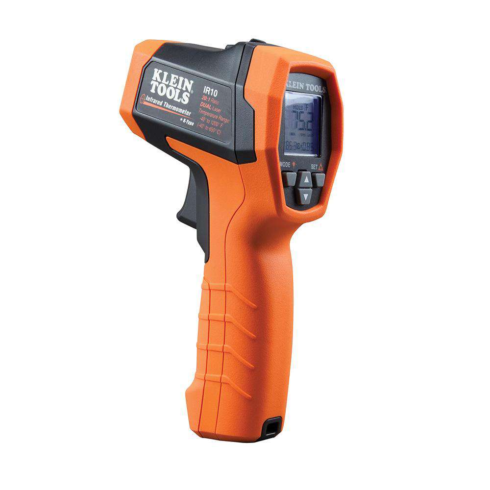 Klein Tools IR10 20:1 Dual Laser Infrared Thermometer - w/ Case - Edmondson Supply