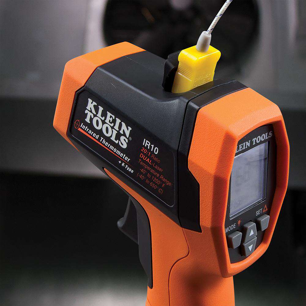 Klein Tools IR10 20:1 Dual Laser Infrared Thermometer - w/ Case - Edmondson Supply