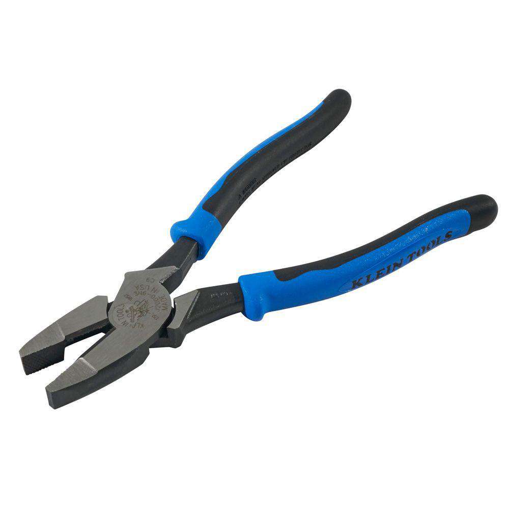 Klein Tools J2000-9NE Lineman's Pliers, 9-Inch, Journeyman Handle - Edmondson Supply