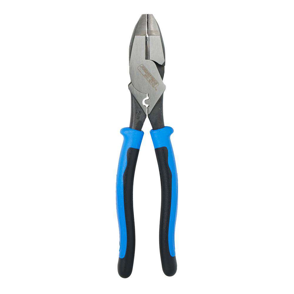 Klein Tools J2000-9NECRTP Lineman's Pliers, Fish Tape Pull/Crimping, 9-Inch - Edmondson Supply