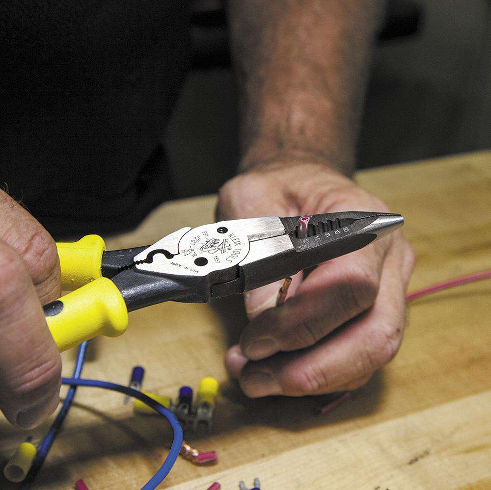 Klein Tools J207-8CR All-Purpose Pliers with Crimper - Edmondson Supply