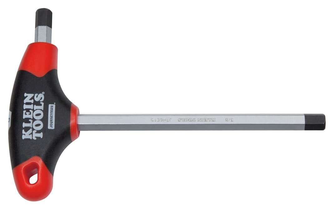 Klein Tools JTH6E06 3/32-Inch Hex Key, Journeyman T-Handle, 6-Inch - Edmondson Supply