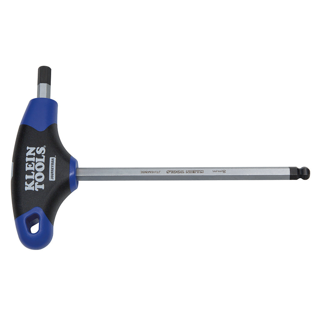 Klein Tools JTH6M2BE 2 mm Hex Key, Journeyman™ T-Handle, 6-Inch - Edmondson Supply