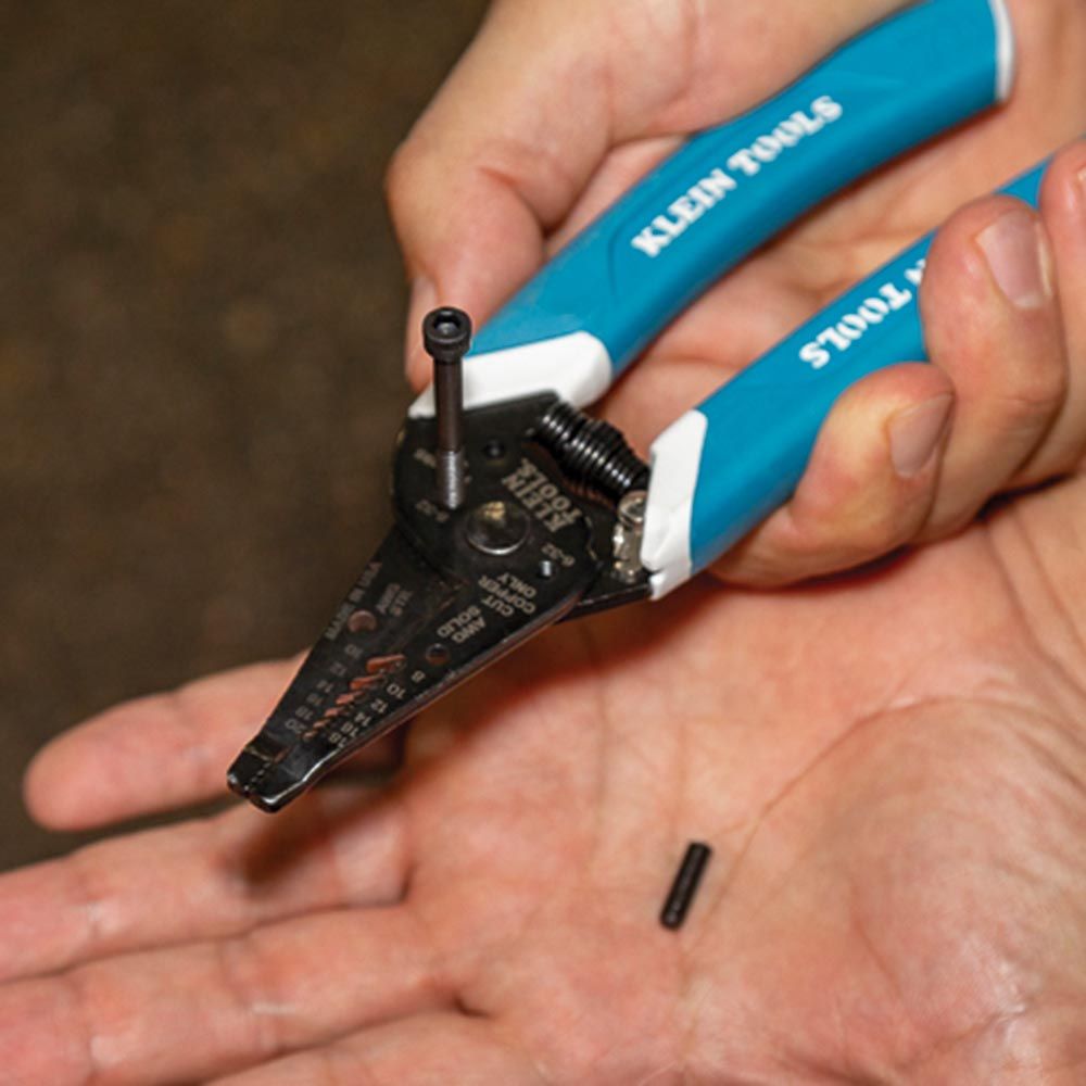 Klein Tools K11095 Klein-Kurve® Wire Stripper / Cutter, 8-20 AWG - Edmondson Supply