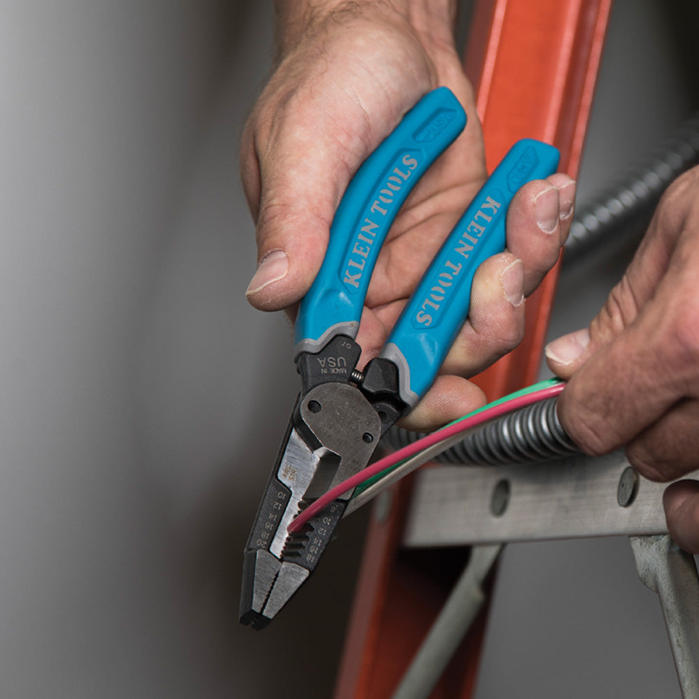 Klein Tools K12035 Klein-Kurve® Heavy-Duty Wire Stripper 8-20 AWG - Edmondson Supply