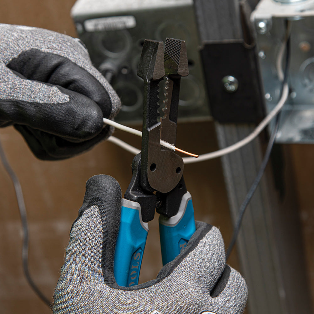 Klein Tools K12035 Klein-Kurve® Heavy-Duty Wire Stripper 8-20 AWG - Edmondson Supply