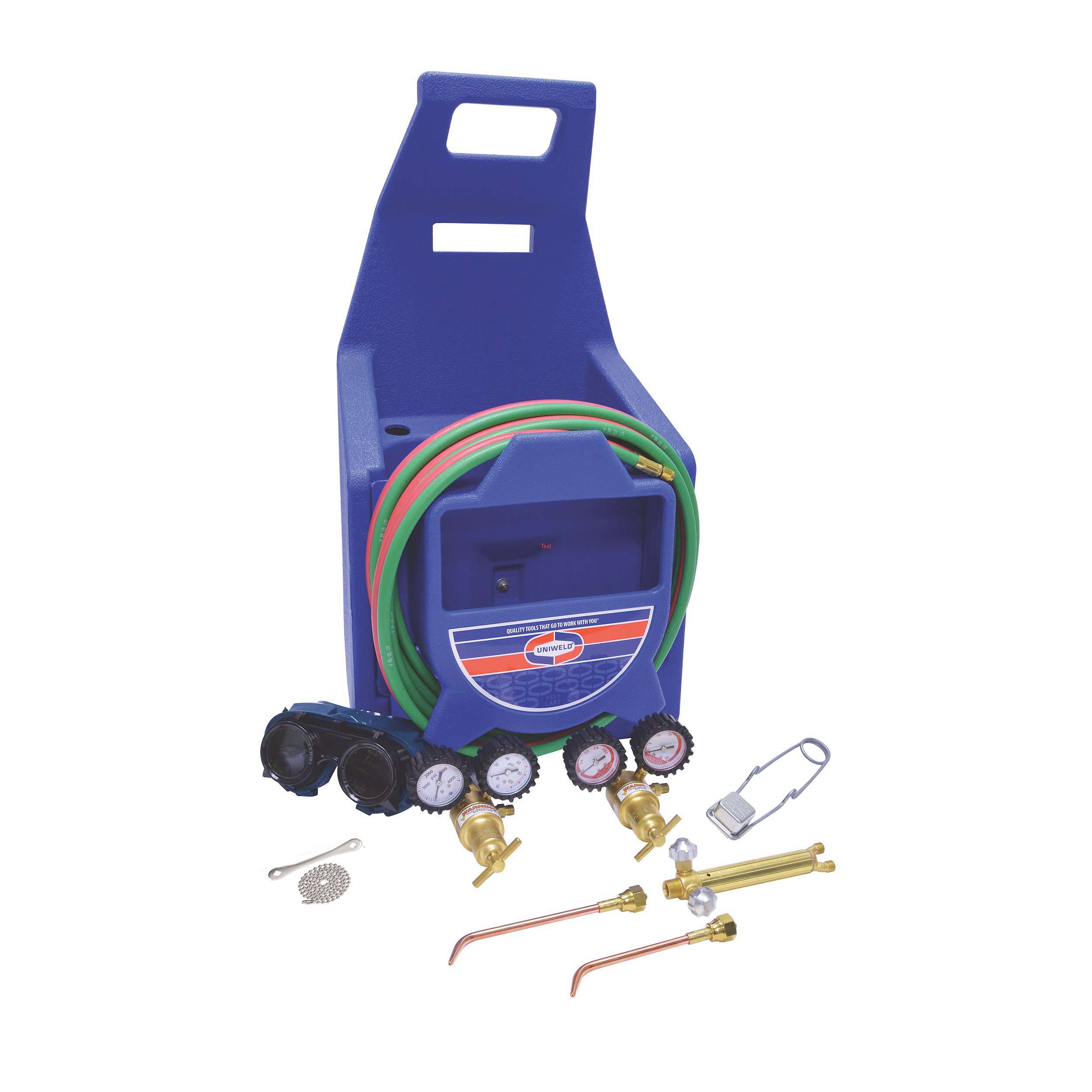 Uniweld KC100P Centurion® Oxyacetylene Basic Welding/Braze Outfit w/ 511 Plastic Carrying Stand - Edmondson Supply