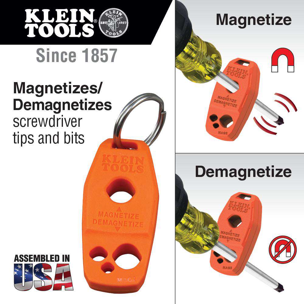 Klein Tools MAG2 Magnetizer / Demagnetizer - Edmondson Supply